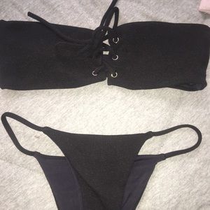 BLACK BIKINI SET, NEVER BEEN WORN!!!